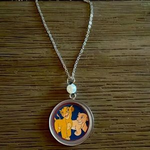 Simba and Nala necklace